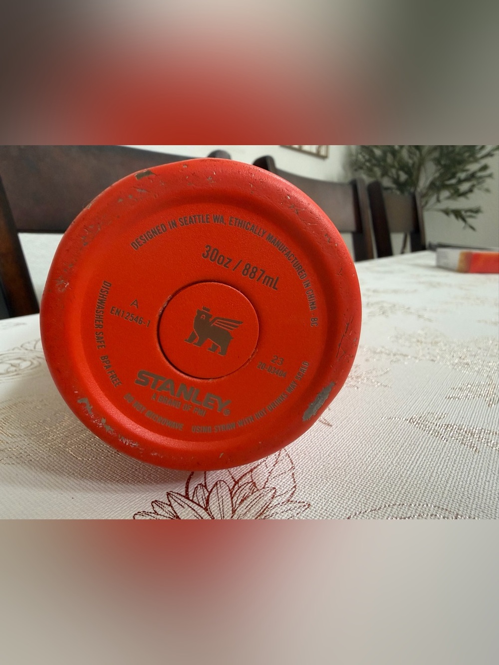 Stanley Adventure Quencher H2.O FlowState Tumbler 30oz – Coral / Orange - Picture 6 of 8